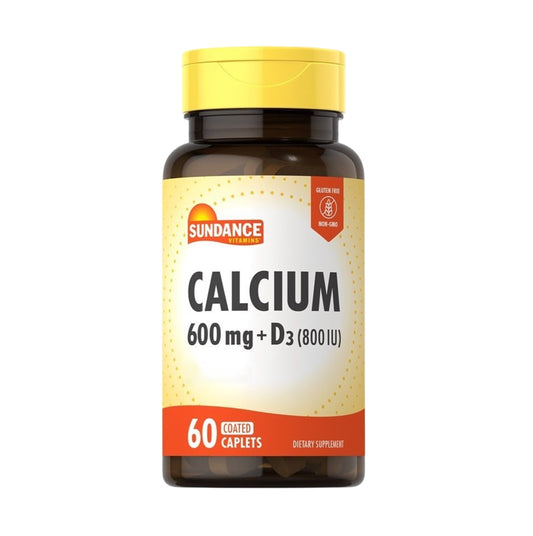 Sundance Calcium 600 mg + Vitamin D3 800 IU 60 Capsules [Parallel Import]
