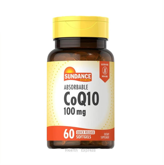 Sundance Coenzyme Q10 100 mg 60 Rapid Release Softgels [Parallel Import]

