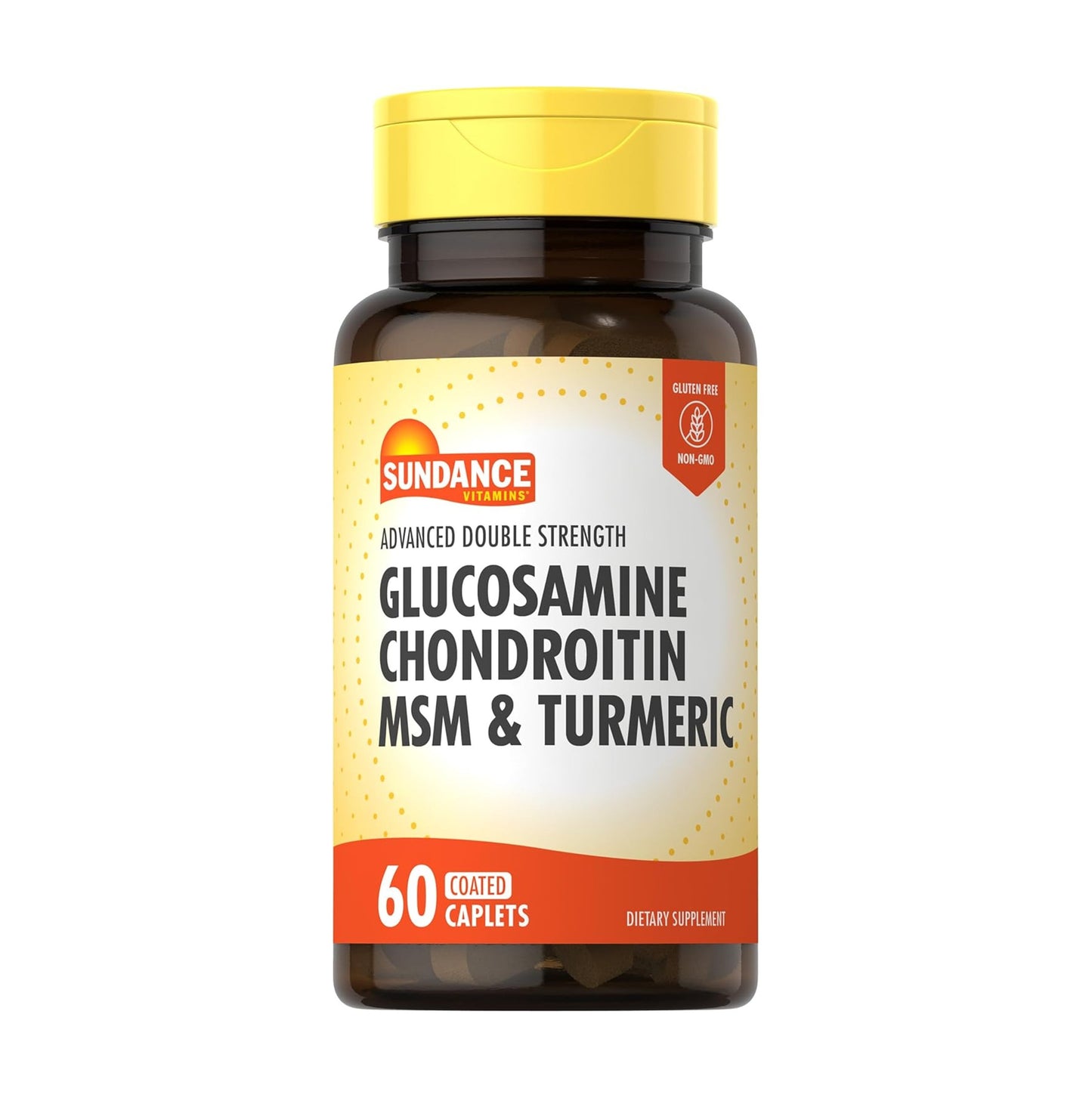 Sundance Double Strength Glucosamine Chondroitin MSM & Turmeric 60 Capsules [Parallel Import]
