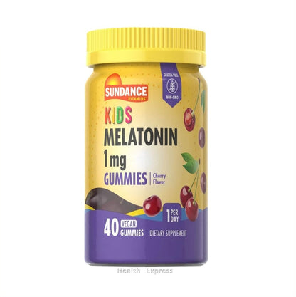 Sundance Kids Melatonin 1 mg Gummies Natural Cherry Flavor 40 Vegetarian Gummies [Parallel Import]
