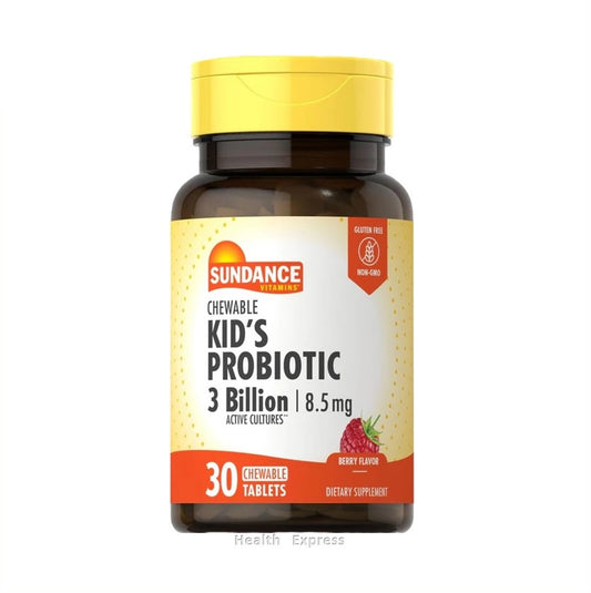 Sundance Kids Probiotic 3 Billion CFU Chewable Tablets 8.5 mg Berry Flavor 30 Tablets [Parallel Import]
