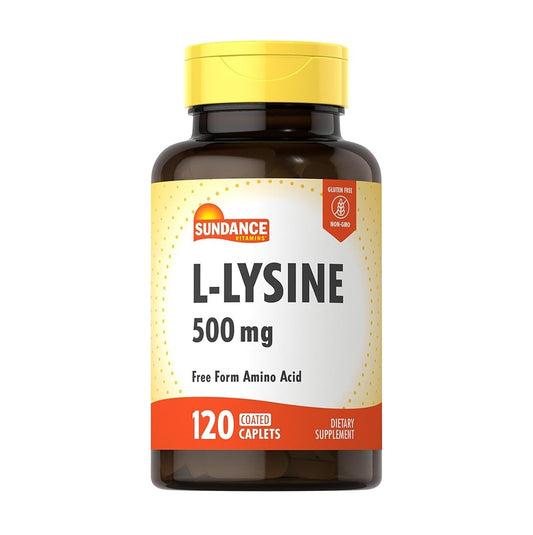 Sundance L-Lysine 500 mg (Free Form Amino Acid) 120 Capsules [Parallel Import]
