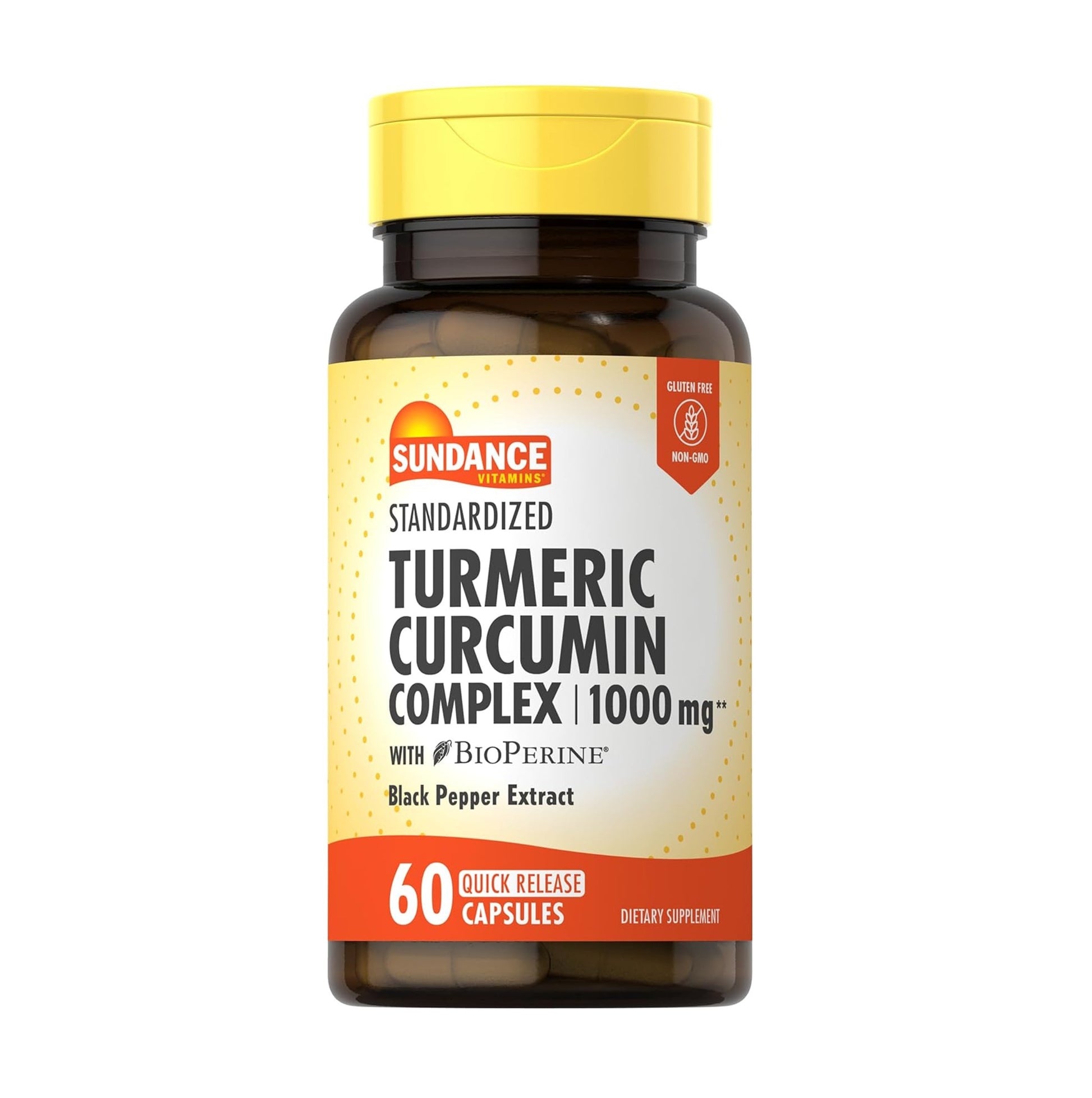 Sundance Turmeric Complex 1000 mg with BIOPERINE® 60 Rapid-Release Capsules [Parallel Import]
