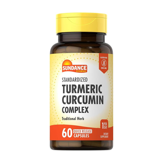 Sundance Turmeric Curcumin Complex Traditional Herbal Supplement 60 Rapid Release Capsules [Parallel Import]

