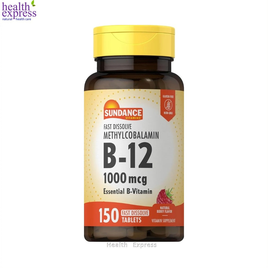 Sundance Vitamin B12 1,000 mcg Natural Berry Flavor Fast Dissolve 150 Tablets [Parallel Import]
