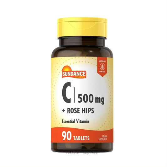 Sundance Vitamin C 500 mg + Rose Hips 90 Tablets [Parallel Import]
