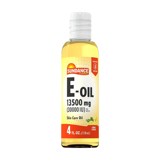 Sundance Vitamin E Skin Oil 13500 mg (30000 IU) Lemon Scent 4 oz [Parallel Import]
