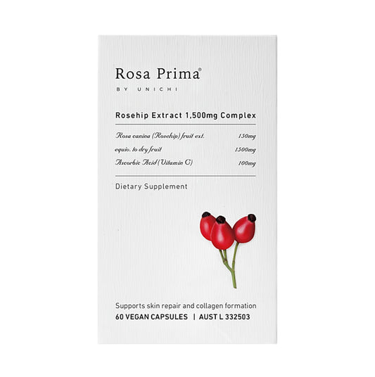 Unichi Rosa Prima™ 玫瑰果精華膠囊 1500 毫克 60粒