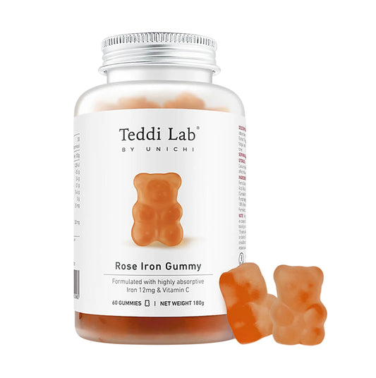 澳洲 Unichi Teddi Lab 富鐵 小熊軟糖 60粒 [平行進口]