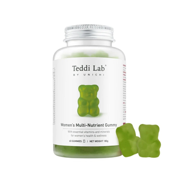 Unichi Teddi Lab Women's Multi-Nutrient Gummy Lime Flavour 60 Gummies