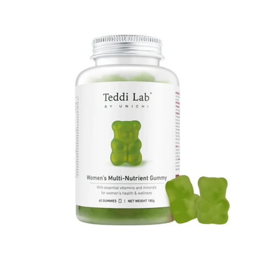 Unichi Teddi Lab Women's Multi-Nutrient Gummy Lime Flavour 60 Gummies