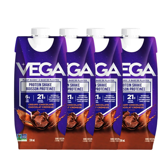 VEGA  4 Bottles Vega Plant-Based Protein Shake Boisson Creamy Chocolate 330 mL [Parallel Goods]
VEGA  4 樽 美國植物蛋白奶昔 奶油朱古力味 330 毫升 [平行進口] 