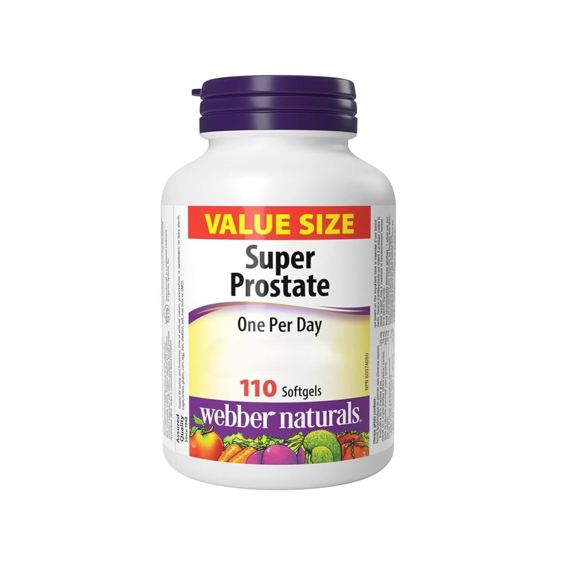 Webber Naturals 男士超強前列配方 (每日一粒) 超值裝 110 粒膠囊