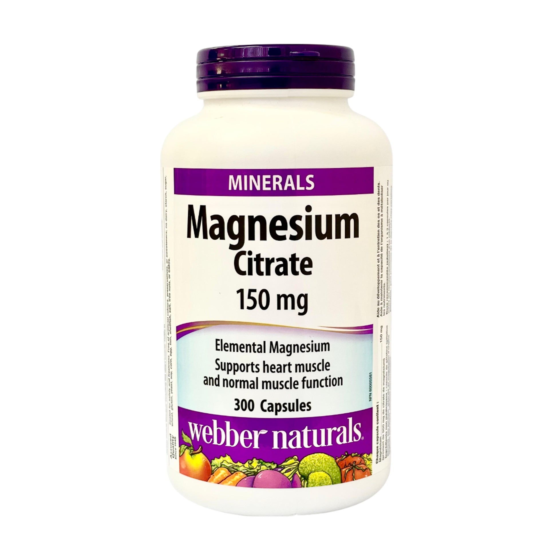 Webber Naturals 健體檸檬酸鎂 (150 毫克) 300 粒 (超值加量裝)