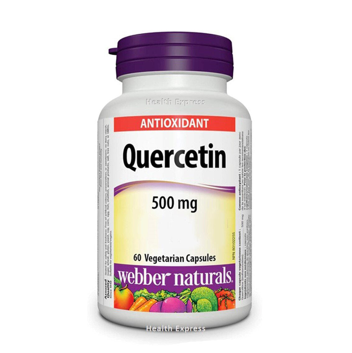 Webber Naturals 健體槲皮素精華 (500 毫克) 60 粒