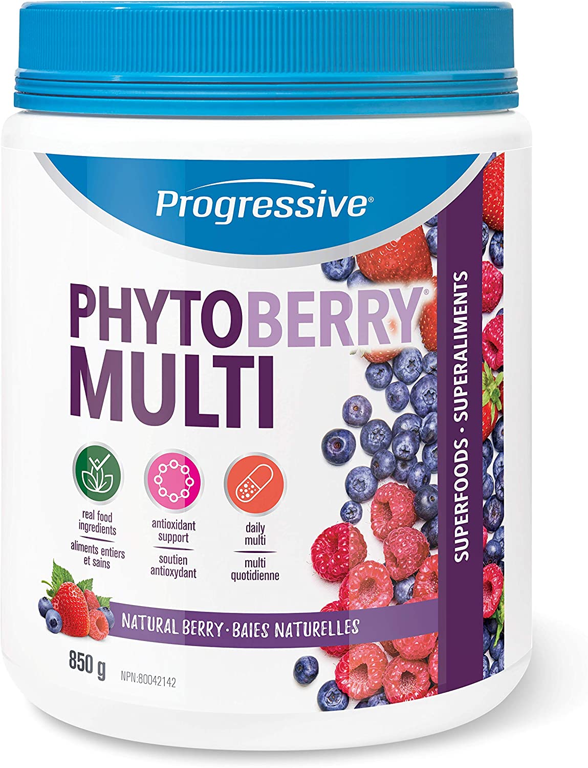 Progressive 素食莓果營養粉 (添加多種維他命及礦物質配方) 425/850 克