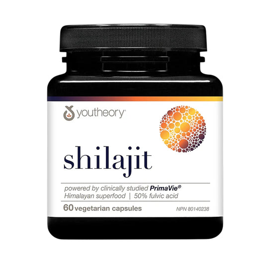 Youtheory Shilajit 60 Vegetarian Capsules [Parallel Goods]