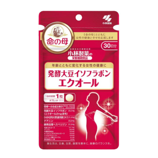 KOBAYASHI Pharmaceutical -命之母 Equol 2mg 發酵大豆配方 30片（30日份）[平行進口]
