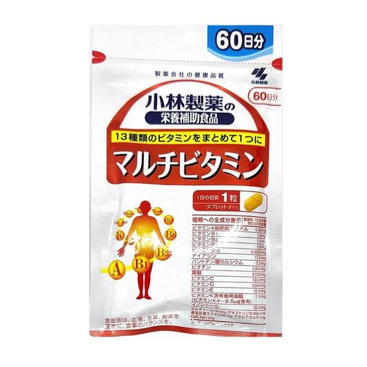 KOBAYASHI Pharmaceutical -13種綜合維他命 60片（60日份）[平行進口]