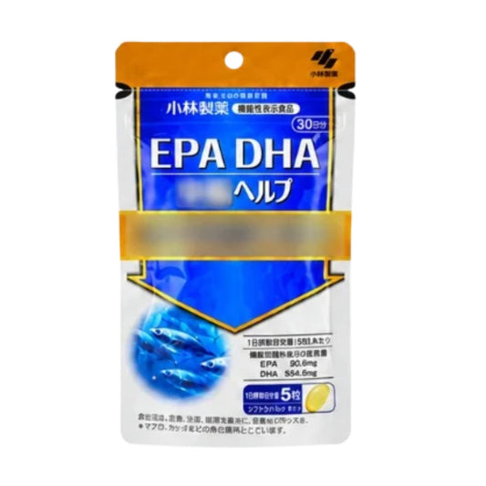 KOBAYASHI Pharmaceutical -EPA DHA 精製魚油 150粒軟膠囊（30日份）[平行進口]