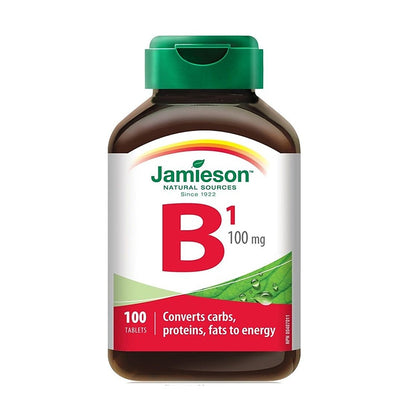 Jamieson 維生素 B1 硫胺素 100 毫克 100粒 [平行進口]