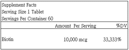 Natrol - 生物素 10,000微克 速溶配方 60片 士多啤梨味 [平行進口]
