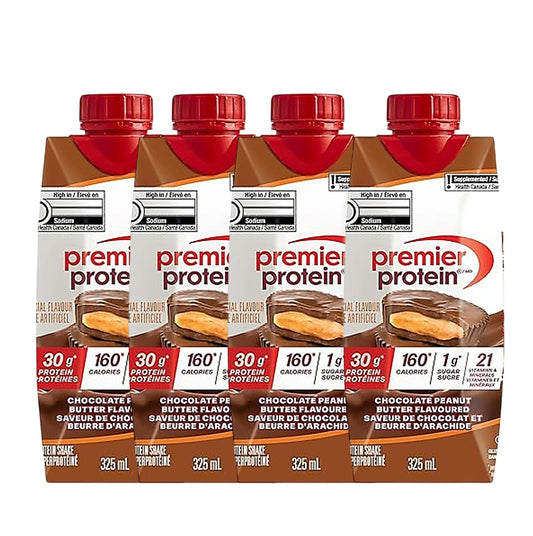 Premier Protein 4 樽高蛋白質奶昔 朱古力花生醬味 325 毫升