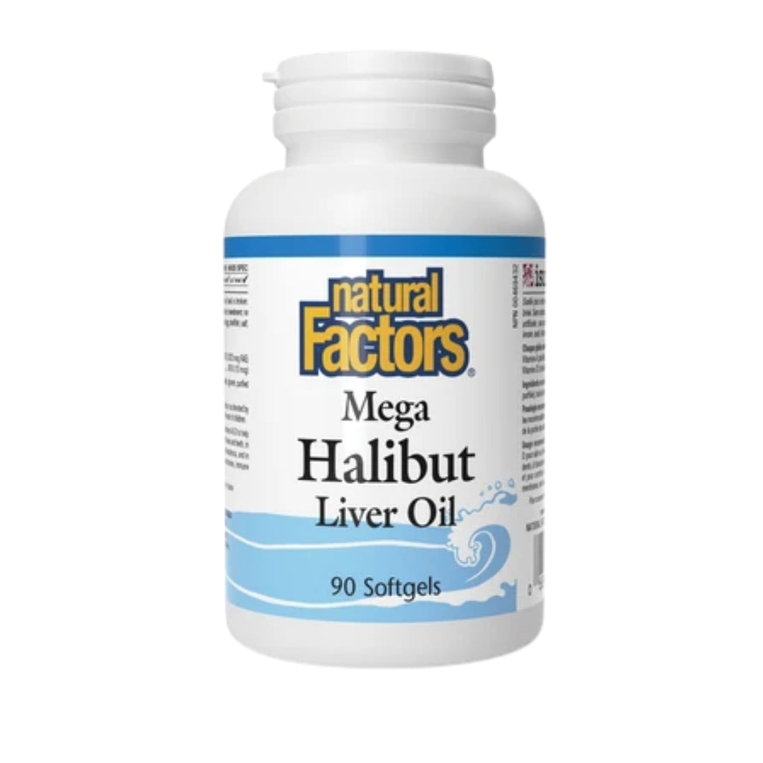 Natural Factors-高效大比目魚肝油 90粒 [香港行貨]