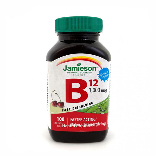 Jamieson 維他命 B12 (1000 微克) 速溶配方 100 粒