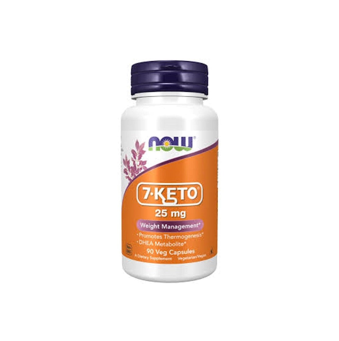 NOW Foods - 7-脫氫表雄酮® 25毫克 90粒素食膠囊 [香港行貨]