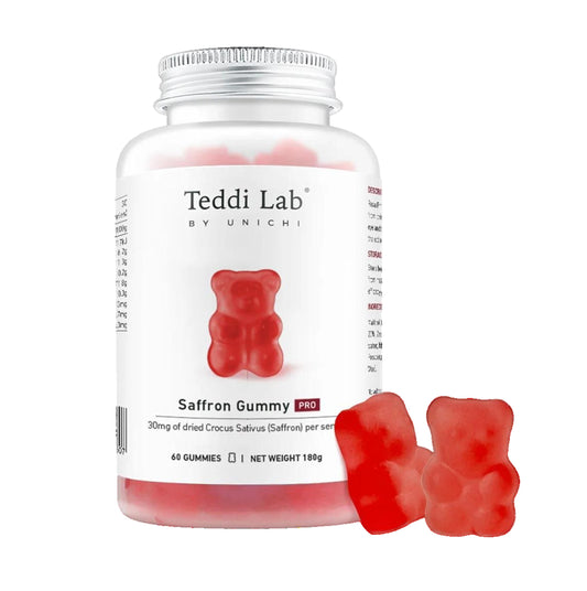 澳洲 Unichi Teddi Lab 藏紅花小熊軟糖60粒