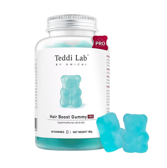 澳洲 Unichi Teddi Lab 養髮小熊Pro版 60粒 [平行進口] 