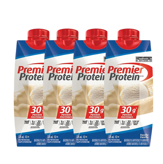Premier Protein 4 樽高蛋白質奶昔 雲呢拿味 325 毫升