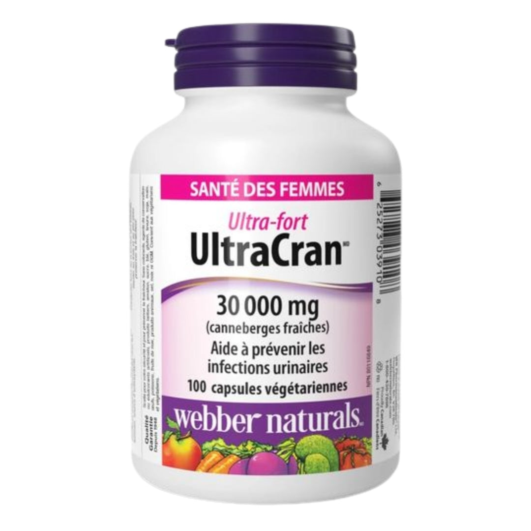webber naturals-UltraCran® 超級護道小紅莓 30,000mg 50:1濃縮 100粒素食膠囊