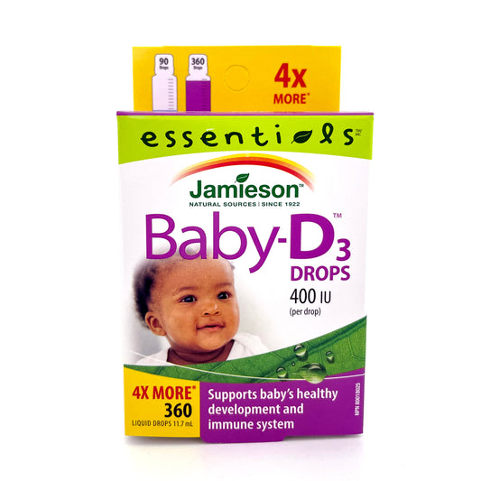 Jamieson BABY-D™ 初生嬰兒 維他命 D3 360 滴液