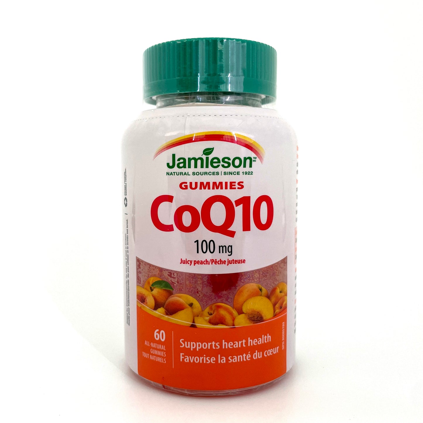 Jamieson 寧心輔酶 Q10 (100 毫克) 天然香桃味橡皮糖 60 粒