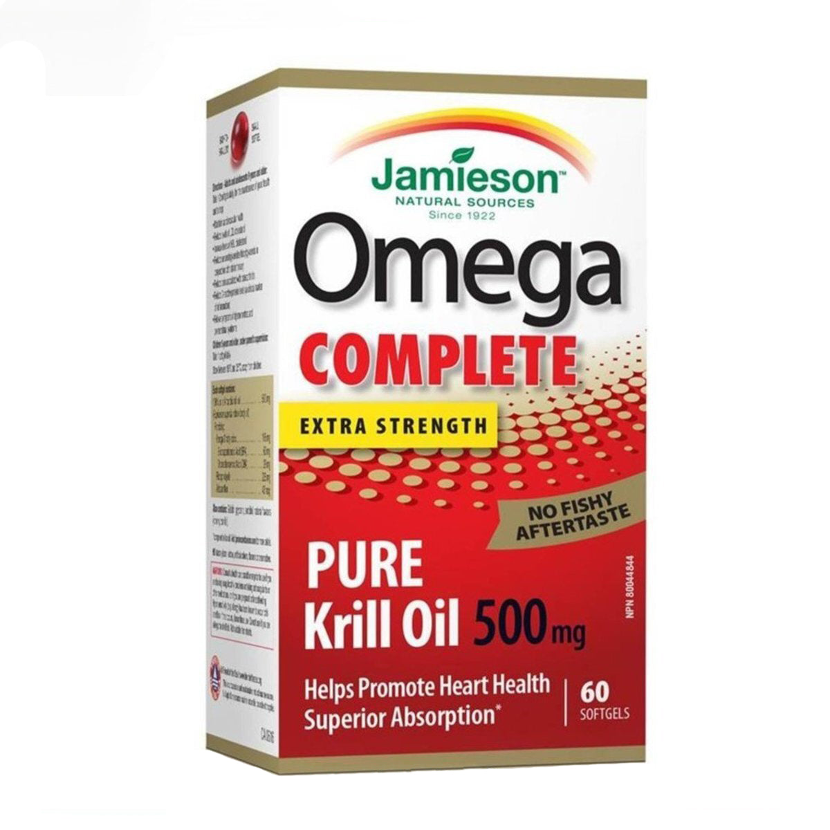 Jamieson 超強全效奧米加 omega-3 純磷蝦油 (500 毫克) 60 粒