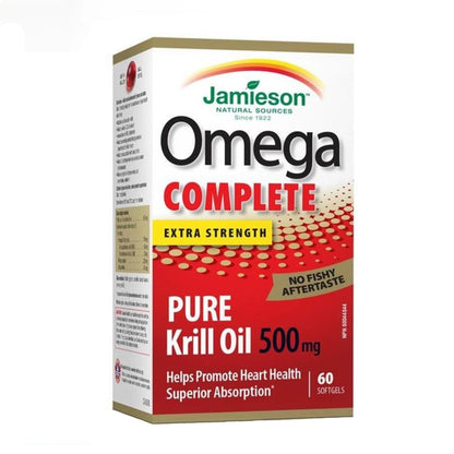 Jamieson 超強全效奧米加 omega-3 純磷蝦油 (500 毫克) 60 粒