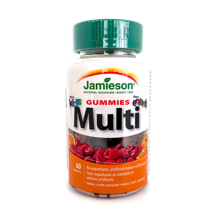 Jamieson 多種維他命 兒童橡皮糖 60 粒 (包裝隨機提供)[平行進口]