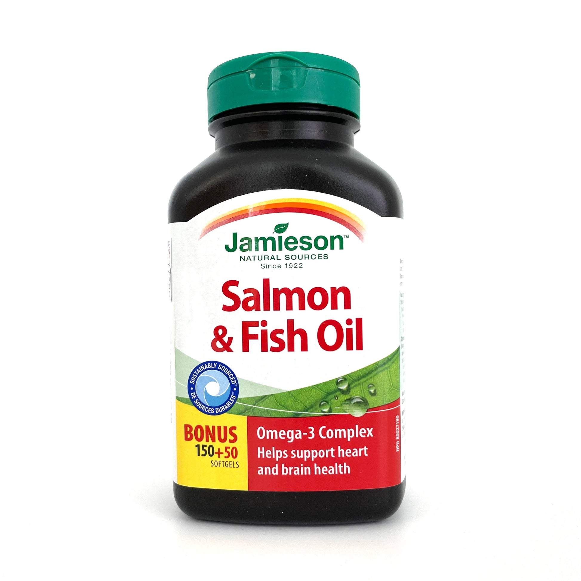 Jamieson 奧米加‐3 三文魚魚油 (1000 毫克) 200 粒