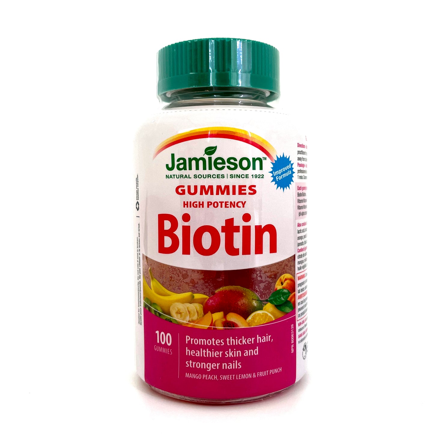 Jamieson 高效生物素橡皮糖 (1250 微克) 100 粒