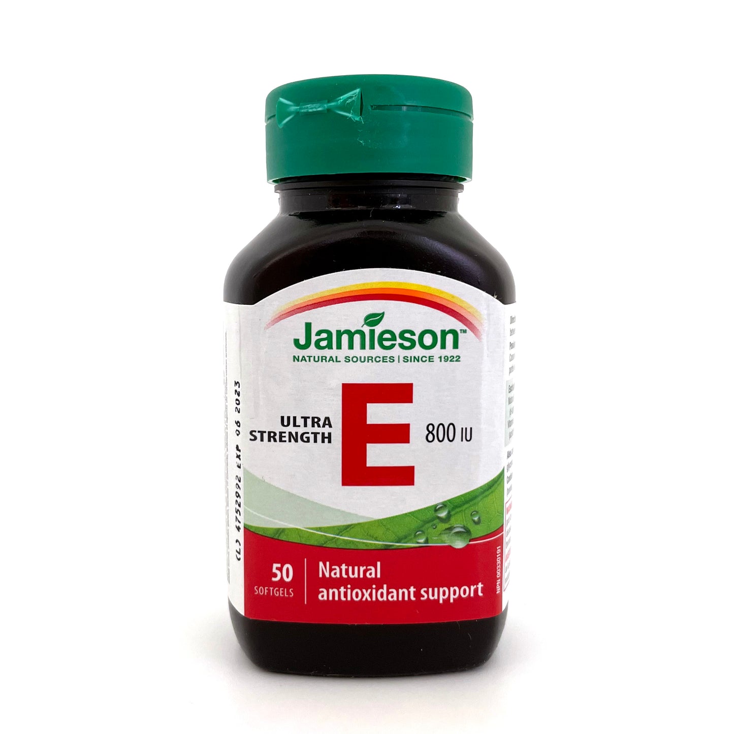 Jamieson 超強抗衰老天然維他命 E (800 IU) 50 粒 (兩種包裝隨機提供) 