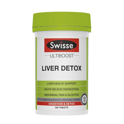 Swisse Ultiboost 護肝排毒精華 200 粒 (特大加量裝) (兩種包裝將隨機提供)