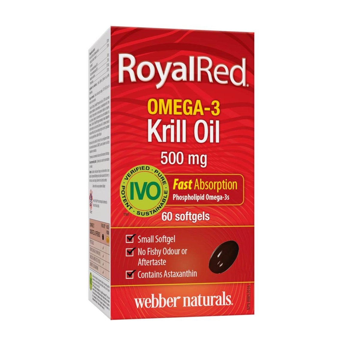 webber-naturals-royalred-omega-3-krill-oil-500mg-60softgels Webber Naturals 奧米加 3 磷蝦油 (500 毫克) 60 粒