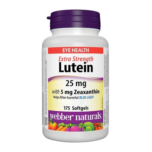 webber-naturals-lutein-extra-strength-25mg-with-5mg-zeaxanthin-175softgels-newvaluepack特強護眼葉黃素精華 (25 毫克) 175 粒