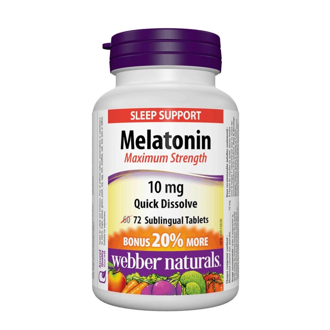 webber-naturals-maximum-strength-melatonin-10mg-72tablets