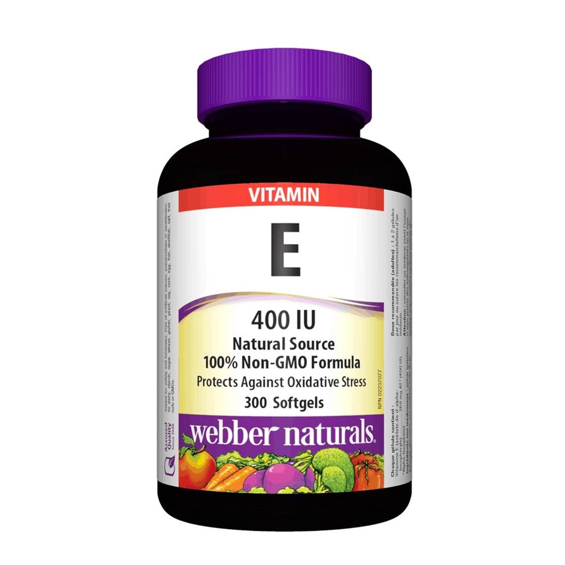 webber-naturals-vitamin-e-400iu-300softgels Webber Naturals  維他命 E (400 IU) 300 粒