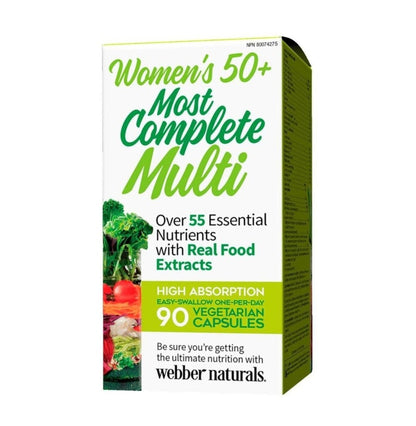 webber-naturals-womens-50-most-complete-multi-90vcapsules
Webber Naturals 女士 50+ 全效綜合維他命營養素 90 粒