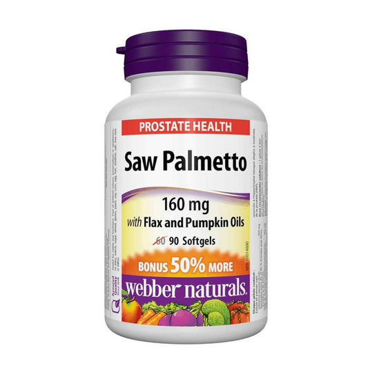 webber-naturals-saw-palmetto-160mg-with-flax-and-pumpkin-oils-90capsules