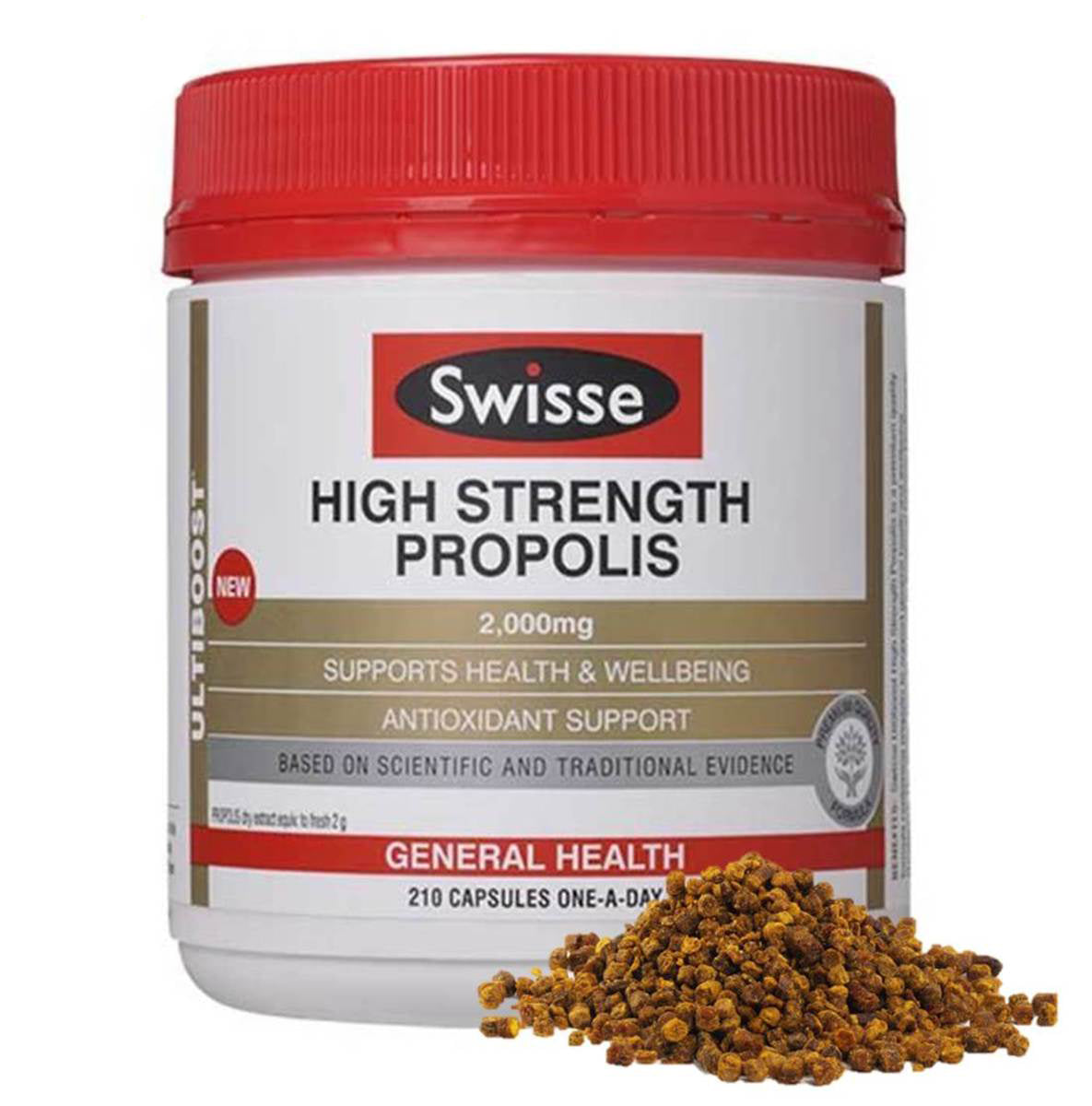 Swisse Ultiboost 特強蜂膠精華 2000 毫克 210 粒 (三種包裝將隨機提供)